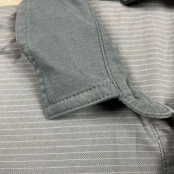 Travis Mathew Polo Shirt Mens Large Gray Golf Short Sleeve - Picture 4 of 13